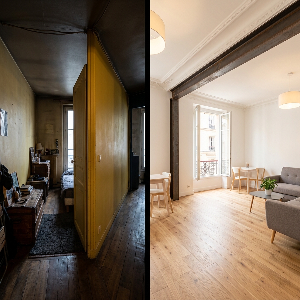 Réunification pièces - Boulogne